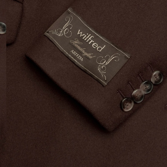 NWT Aritzia symphony coat S Bitter Brown - Picture 8 of 12